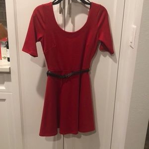 Adorable Red Jrs Dress. Sapphire Dolls. Small